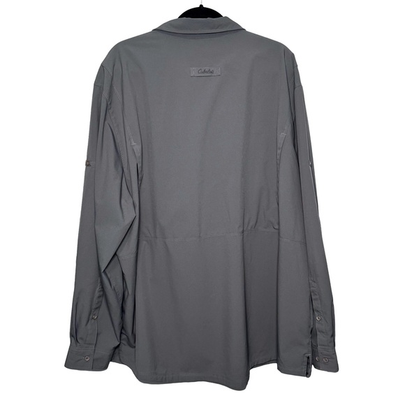 Cabela’s Guidewear Men’s 3XL Outdoor Button Down Vented Long Shirt UPF Fishing - Picture 2 of 12